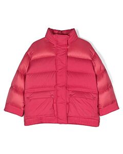 Moncler Girls Pink Dashia Down Puffer Jacket