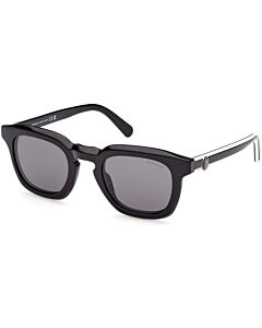 Moncler Gradd 50 mm Shiny Black Sunglasses