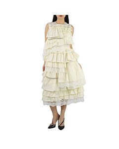 Moncler Ladies Simone Rocha Ruffled Shell Dress