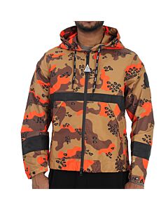 Moncler Men's Adour Camouflage Print Nylon Jacket