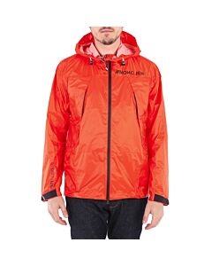 Moncler Men's Bright Orange Mezenc Grenoble Hooded Jacket