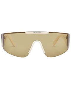 Moncler Ombrate 00 mm Shiny Ivory/Shiny Pale Gold Sunglasses