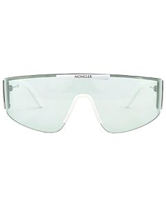 Moncler Ombrate 00 mm Shiny Optical White/Shiny Palladium Sunglasses