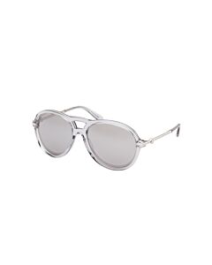 Moncler Peake 60 mm Clear Sunglasses