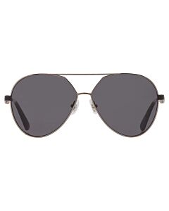 Moncler Vizta 59 mm Matte Black;Silver Sunglasses