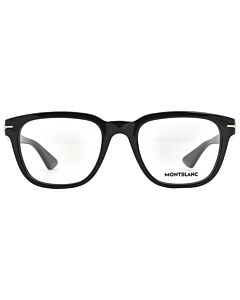 Montblanc 53 mm Black Eyeglass Frames