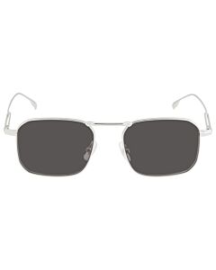 MontBlanc 53 mm Silver Sunglasses