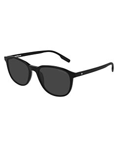 Montblanc 54 mm Black Sunglasses