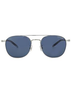 Montblanc 56 mm Silver-tone Sunglasses