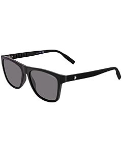 Montblanc 56 mm Black Sunglasses