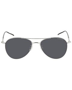 Montblanc 58 mm Silver Sunglasses