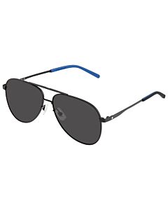 Montblanc 59 mm Black Sunglasses