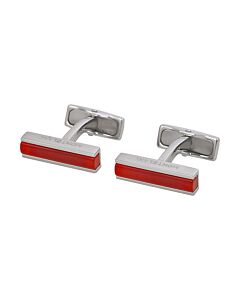 Montblanc Deco Steel Cuff Links with Camelian Inlay 111318