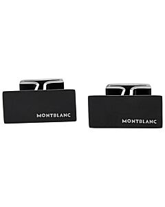 MontBlanc M Rectangular Black PVD Cufflinks
