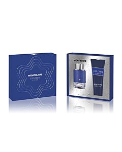 MontBlanc Men's Explorer Ultra Blue Gift Set Fragrances 3386460132268