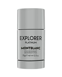 MontBlanc Men's Explorer Platinum Deodorant Stick 2.5 oz Fragrances 3386460135894
