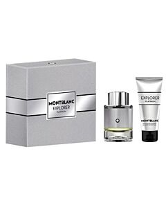 MontBlanc Men's Explorer Platinum Gift Set Fragrances 3386460139175