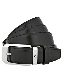Montblanc Reversible Leather Belt - Black/Brown Size 47