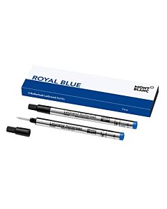 Montblanc Royal Blue 2 Rollerball Legrand Refills - Fine