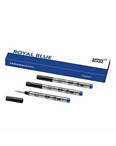 MontBlanc Royal Blue 3 Rollerball Small Refills - Medium