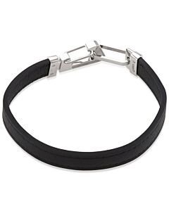 Montblanc Wrap Me Men's Leather Bracelet, Size 68