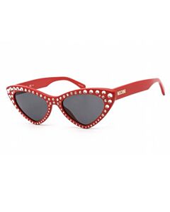 Moschino 52 mm Red Sunglasses