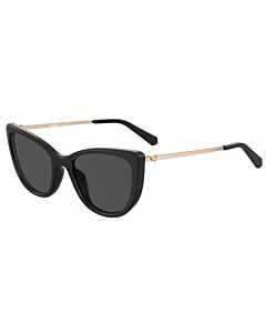 Moschino 54 mm Black Sunglasses