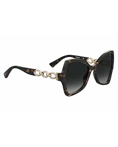 Moschino 54 mm Havana Sunglasses