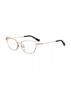 Moschino 54 mm Rose Gold Eyeglass Frames