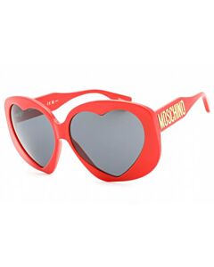 Moschino 61 mm Red Sunglasses