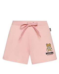 Moschino Ladies Pink Teddy-Bear Pyjama Shorts