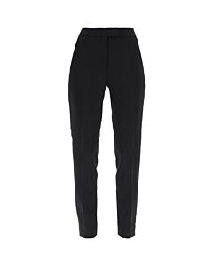 Moschino Ladies Purple High-Waisted Tailored Trousers