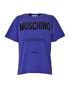 Moschino Logo-Printed Crewneck T-Shirt