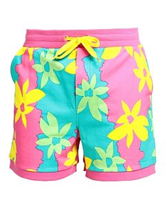 Moschino Men's All-Over Floral Printed Swim Shorts