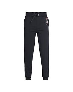 Moschino Men's Black Moschino Underwear Logo Track Pants