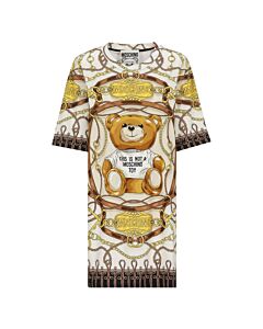 Moschino Teddy Bridle-Print T-Shirt Dress