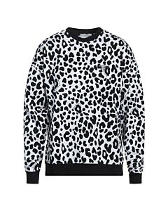 Moschino Underwear Animal Print Cotton Sweatshirt