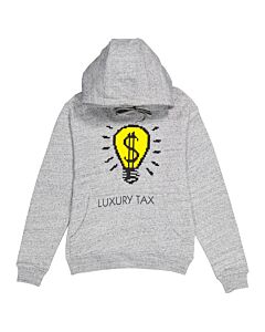 Mostly Heard Rarely Seen Heather Grey Bulb Jersey Hoodie