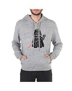 Mostly Heard Rarely Seen Heather Grey Invader Jersey Hoodie