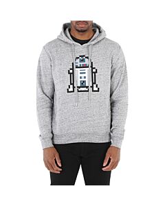 Mostly Heard Rarely Seen Robot Hoodie In Heather Grey