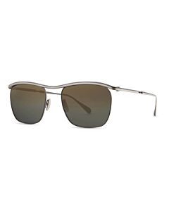 Mr. Leight Owsley S 53 mm Antique Gold Sunglasses