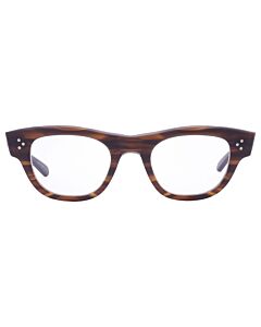 Mr. Leight Waimea C 46 mm Matte Driftwood/Antique Gold Eyeglass Frames
