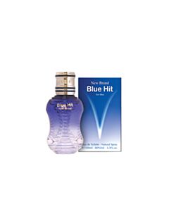 New Brand Men's Blue Hit EDT Spray 3.4 oz Fragrances 5425017730958