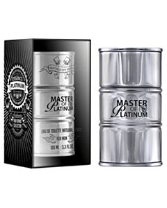 New Brand Men's Master Platinum EDT Spray 3.4 oz Fragrances 5425039220086