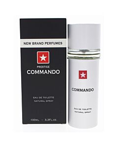 New Brand Men's Prestige Commando EDT Spray 3.33 oz Fragrances 5425017733560
