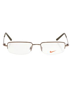Nike 53 mm Walnut Eyeglass Frames