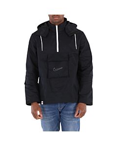 Nike Black Sportswear Anorak Waffle Jacket