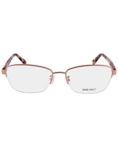Nine West 58 mm Rose Gold Tone Eyeglass Frames