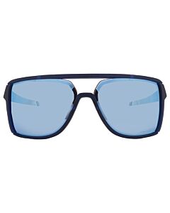 Oakley CASTEL 63 mm Matte Transparent Blue Sunglasses