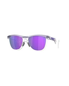 Oakley Frogskins Hybrid 55 mm Matte Translucent Lilac/Clear Sunglasses